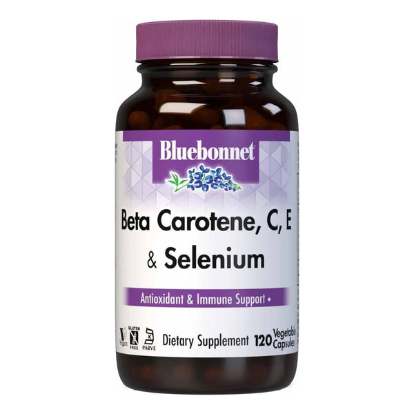 Cápsulas De Selenio Beta Carotenos Vitaminas C Y E 120 Unida - Imagen 1