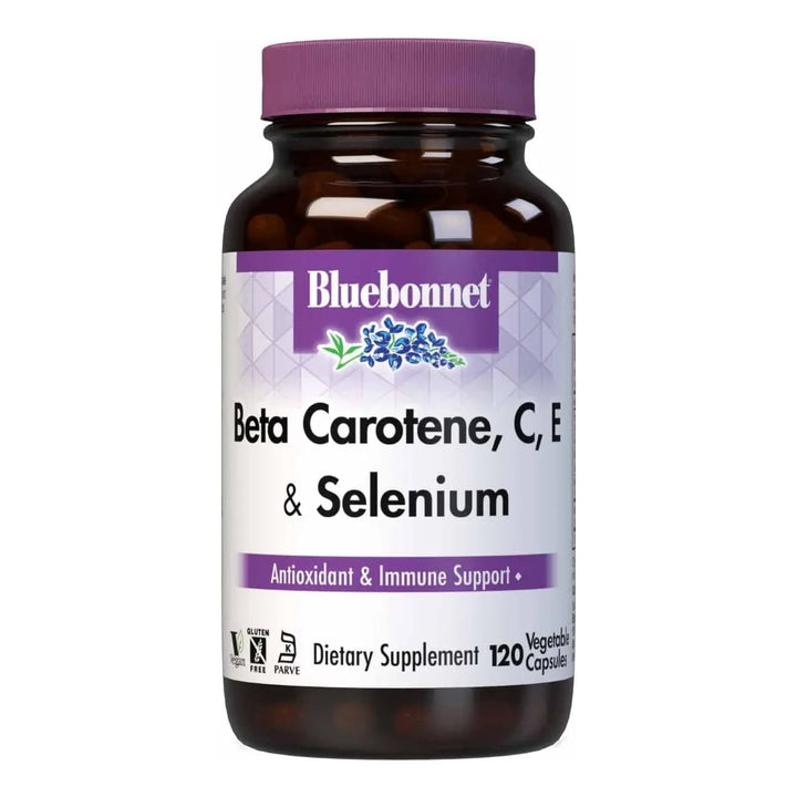 Cápsulas De Selenio Beta Carotenos Vitaminas C Y E 120 Unida - Imagen 1