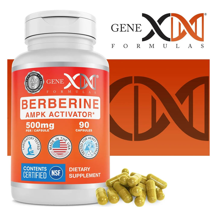Berberina Hcl 500mg 90 Cápsulas Activador Ampk Salud Cardíac - Imagen 8
