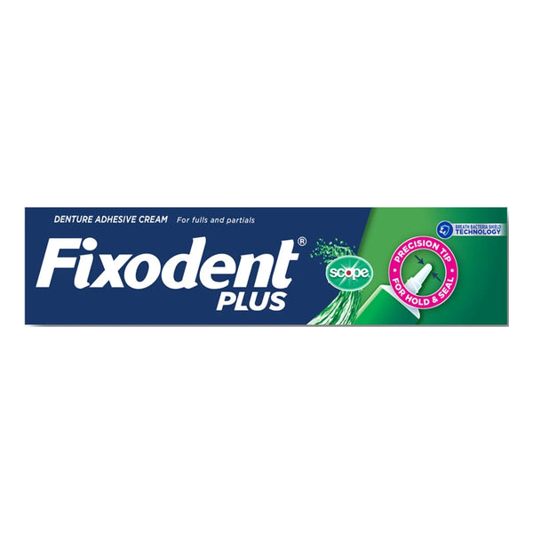 Crema Adhesiva Fixodent Control Sabor Scope Sella Y Protege Tu Dentadura Todo El Dia