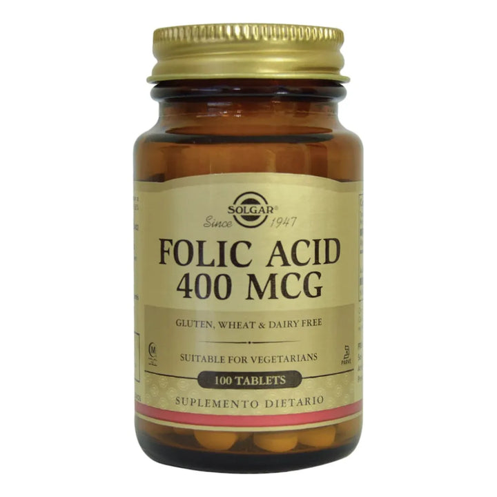 Folic Acid 400mg X 100 Tabletas Sin Sabor - Imagen 2