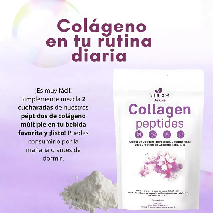 2 Multi Collagen Peptides En Polvo Invima 454gr - Imagen 7