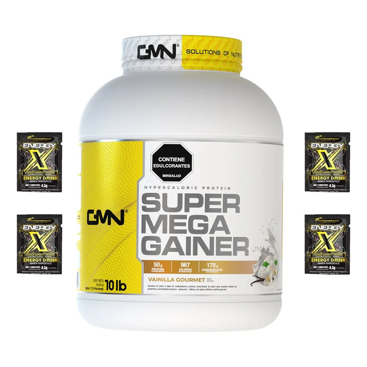 Proteína Supermega Gainer 10lbs Vainilla - Imagen 1