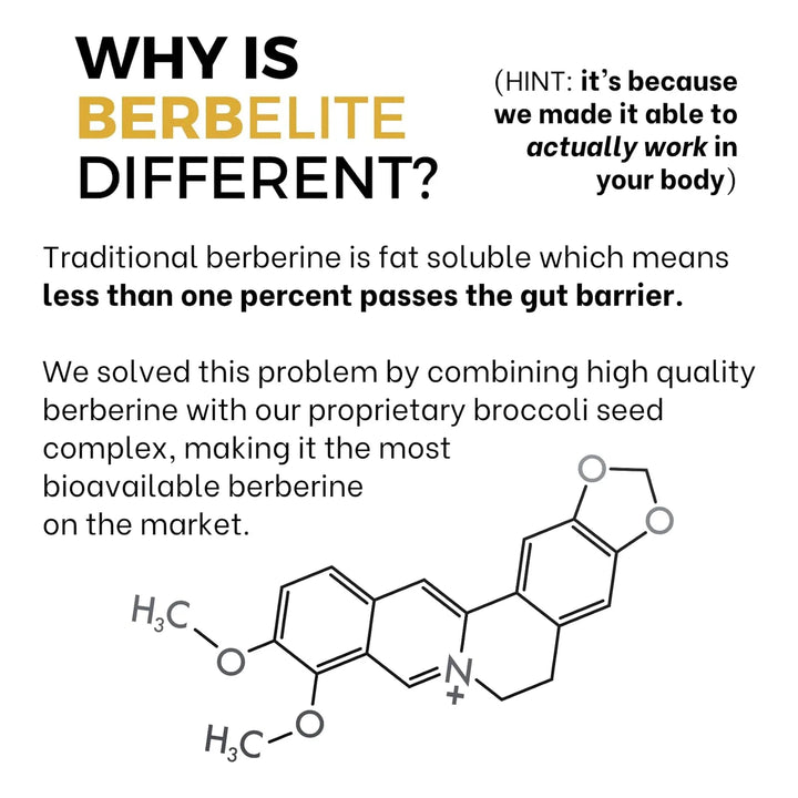 Berberina Hcl 350 Mg Con Complejo De Semillas De Brócoli Par - Imagen 5