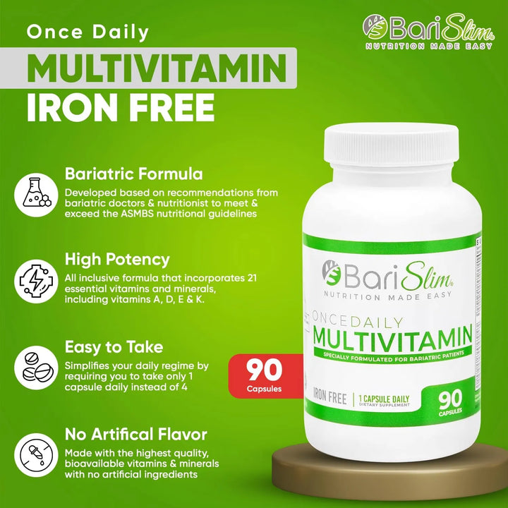 Cápsulas Multivitamínicas Bariátricas Fórmula Diaria Sin Hie - Imagen 3