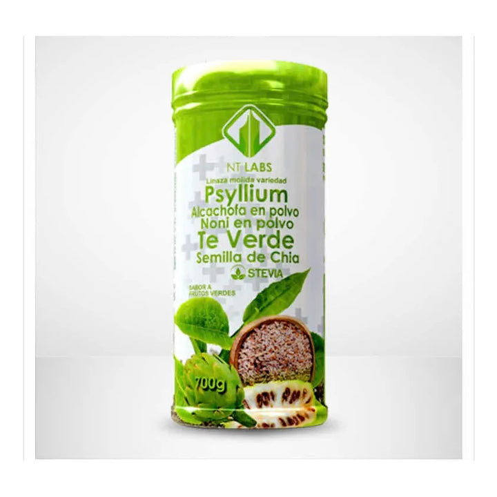 Fibra Psyllium Linaza Alcachofa Noni Tarro X700g Frutos Verdes - Imagen 2