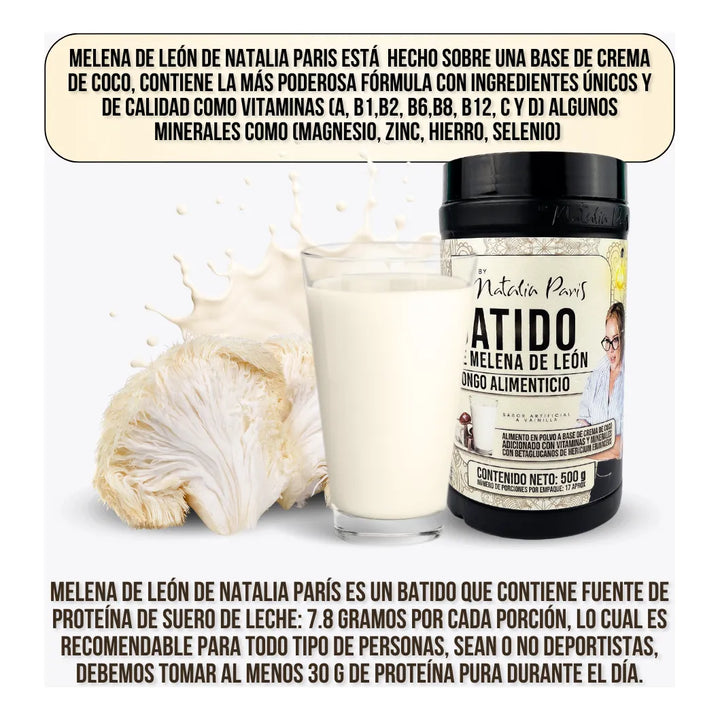 Kit X2 Batido Melena De León Natalia París - Imagen 6