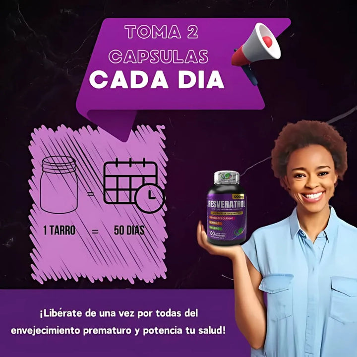 3 Resveratrol + Peptidos De Colageno - Imagen 3