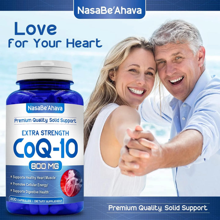 Cápsulas Coq10 800 Mg Coenzima Q10 De Fácil Absorción Para P - Imagen 4