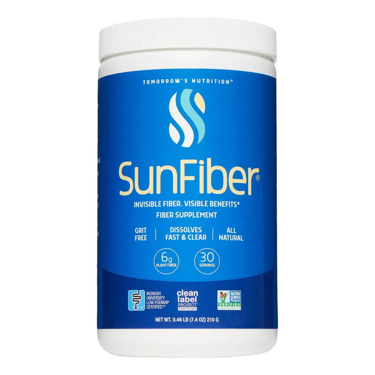 Prebiótico Sunfiber De 30 Porciones De Tomorrow - Fibra Soluble Para B ...