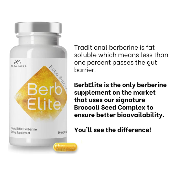 Berberina Hcl 350 Mg Con Complejo De Semillas De Brócoli Par - Imagen 8