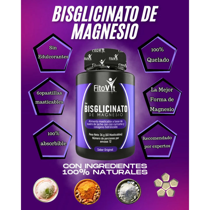 Bisglicinato De Magnesio X3 Original - Imagen 11