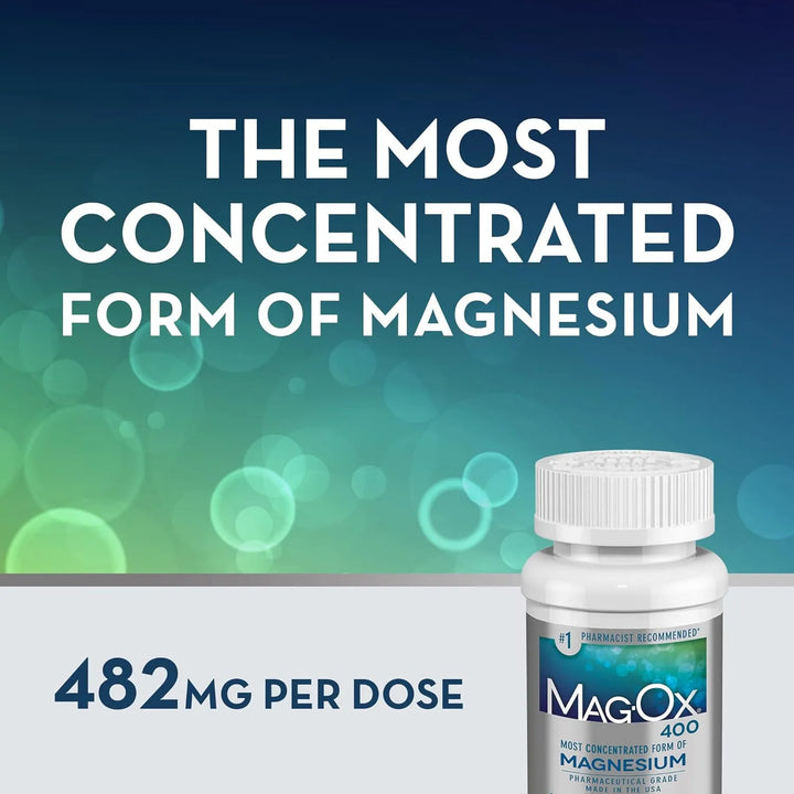 Óxido De Magnesio Farmacéutico 483 Mg 240 Tabletas Concentra - Imagen 3