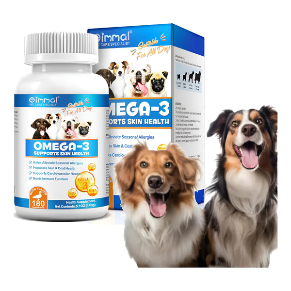 Aceite Omega 3 Para Perros 180 Tabletas Ayuda A Reducción De - Imagen 1