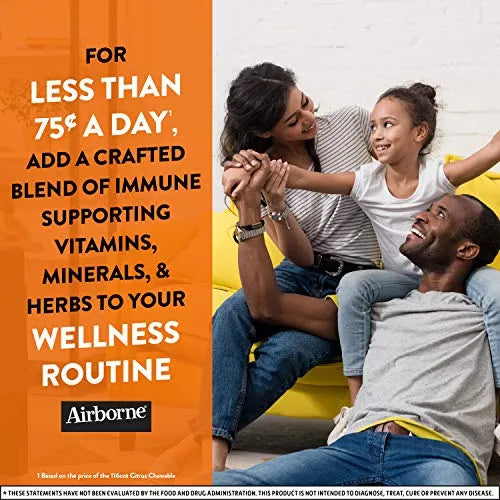 Airborne Vitamina C 1000mg Masticable Niños 116 Tabletas - Imagen 5