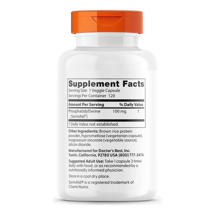 Cápsulas Fosfatidilserina 100 Mg Fórmula Avanzada Para El Bi - Imagen 3