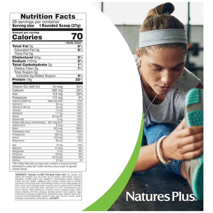 Batido Energético 1.7 Kg 16 G Proteína Vegetal Enzimas Diges - Imagen 5
