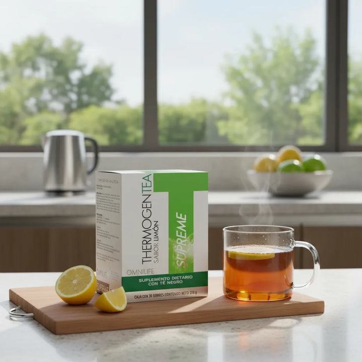  Thermogen Tea Sabor A Limon Limón - Imagen 3