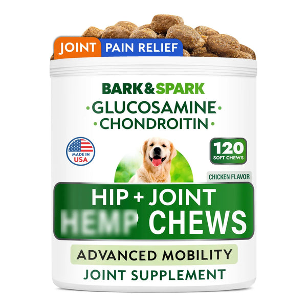 Masticables De Cáñamo Para Perros Alivio Articular Glucosamina Condroitina 120Ct