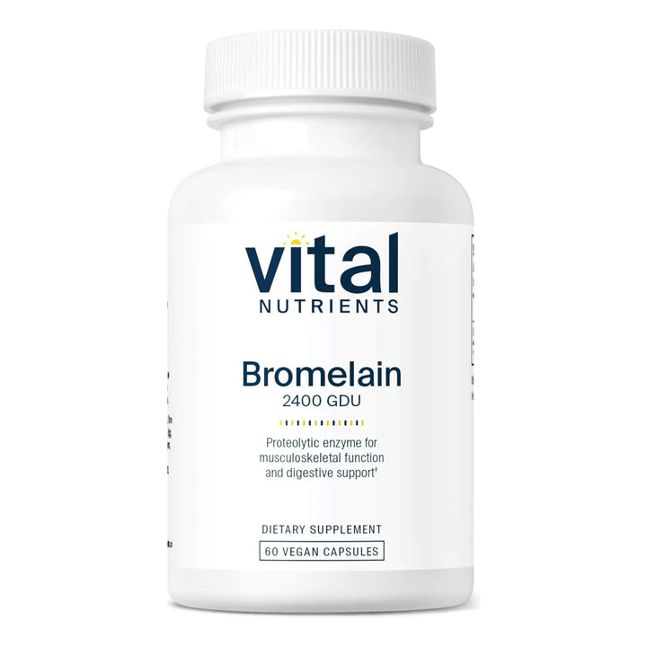 Bromelina Enzimática Digestiva De Piña 2400 Gdu Apoyo Digest - Imagen 1