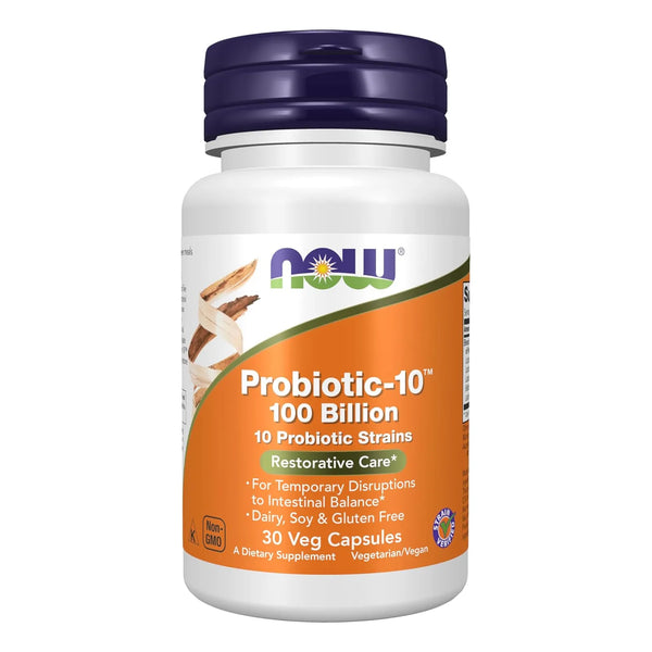 Probiotic 100 Billones Cfu 10 Cepas Apoyo Intestinal 30 Cáp - Imagen 1