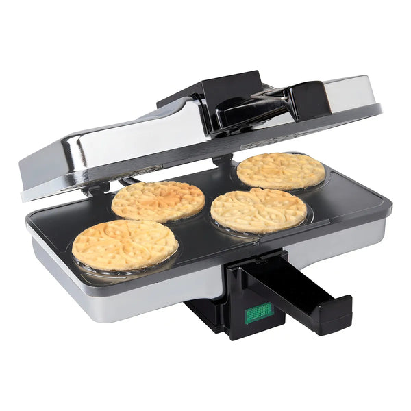 Plancha Para Hacer Gofres Italiano Pizzelle Mini Cucinapro Tradición Casera