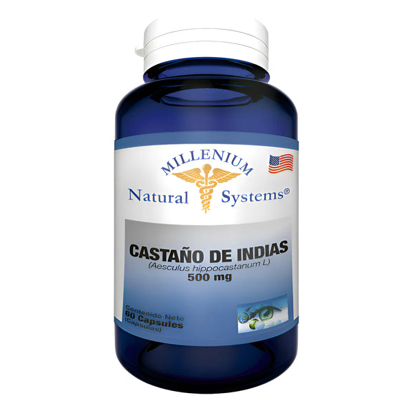 Castaño De Indias 500 Mg 60 Cap Sin Sabor - Imagen 1