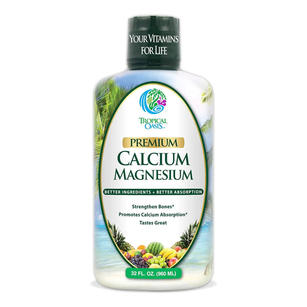 Calcio Líquido Y Magnesio Fórmula Natural Soporte Huesos Fue - Imagen 1
