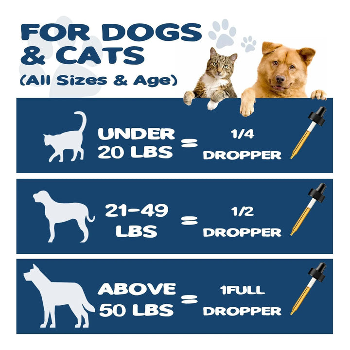 Aceite Natural Para Perros Y Gatos 2 Paquetes Gotas Para Ali - Imagen 5