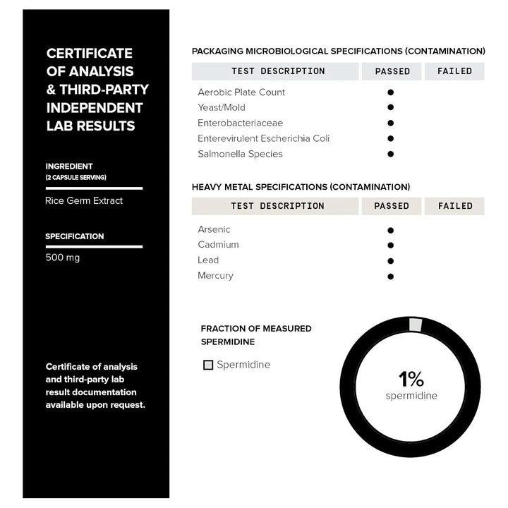 Espermidina Ultra Concentrada 500 Mg Para Hombres Y Mujeres - Imagen 7