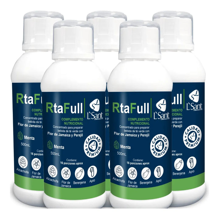 5 Rtafull Drenador Hepatico- Sabor Menta - Imagen 1