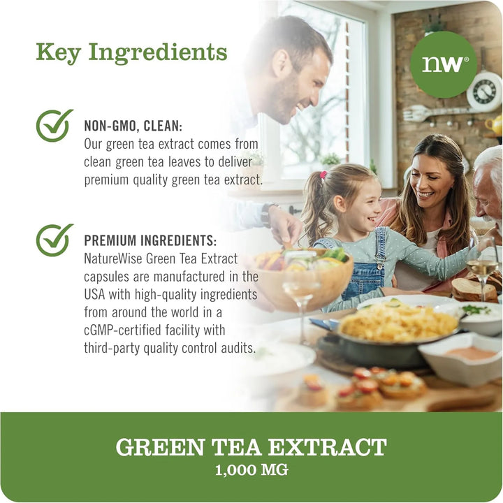Cápsulas De Extracto De Té Verde 1000 Mg 50% Egcg 98% Polife - Imagen 4