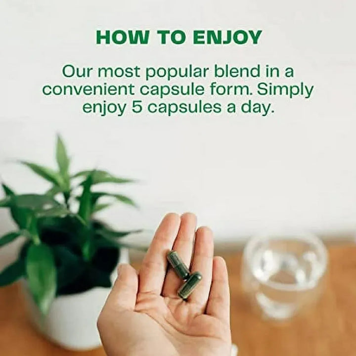 Cápsulas De Superalimentos Con Espirulina Clorella Probiótic - Imagen 4
