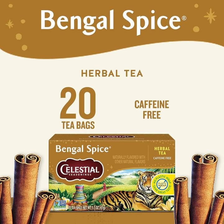 Celestial Seasonings Té De Hierbas Bengal Spice Especias De - Imagen 2
