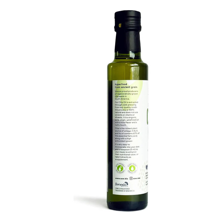 Aceite De Semilla De Chía Orgánico Prensado En Frío Rica En - Imagen 5