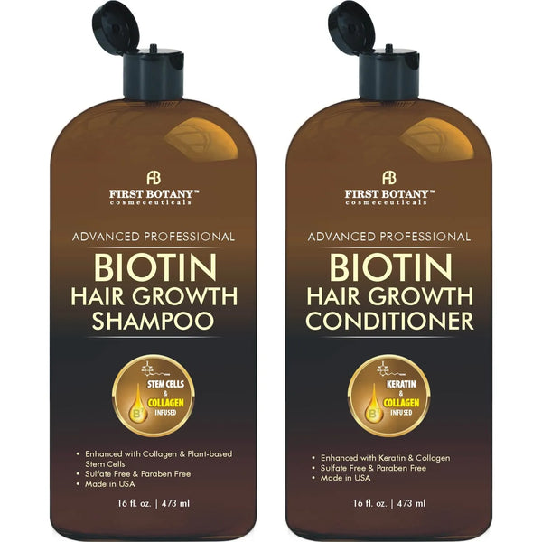 Champú Y Acondicionador De Biotina Para Crecimiento Y Anti Caída