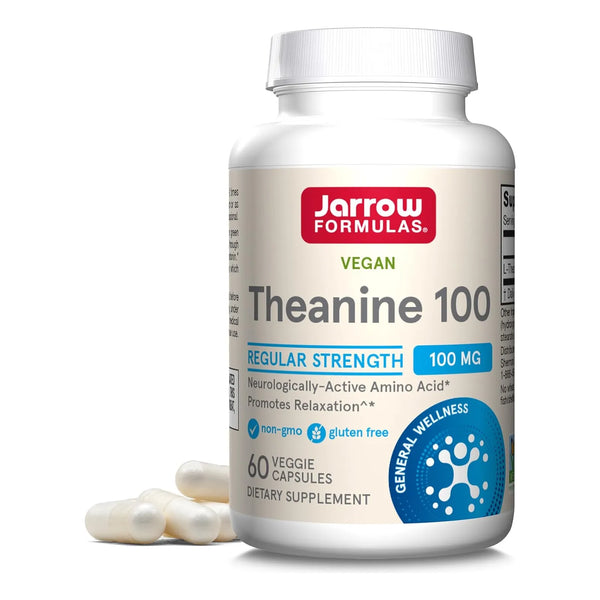 Teanina 100 Mg Aminoacidos Neurologicamente Activos 60 Cap - Imagen 1