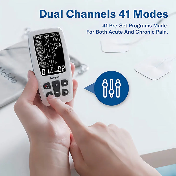 Alcedo Tens Unit Machine Estimulador Muscular Para Aliviar E - Imagen 3