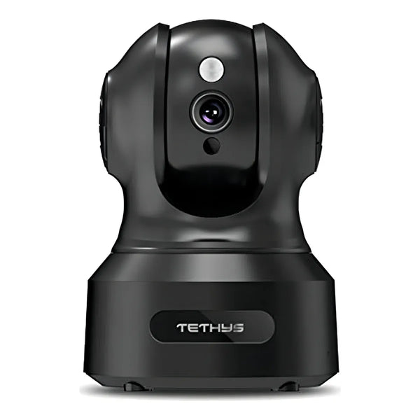 Camara De Seguridad Tethys 1080p Indoor Con Vision Nocturna Y Almacenamiento En La Nube