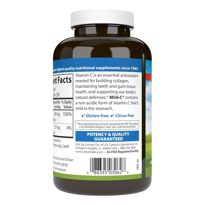 Mild-c 500 Mg Vitamina C Tamponada Apoyo Inmunológico Antiox - Imagen 3