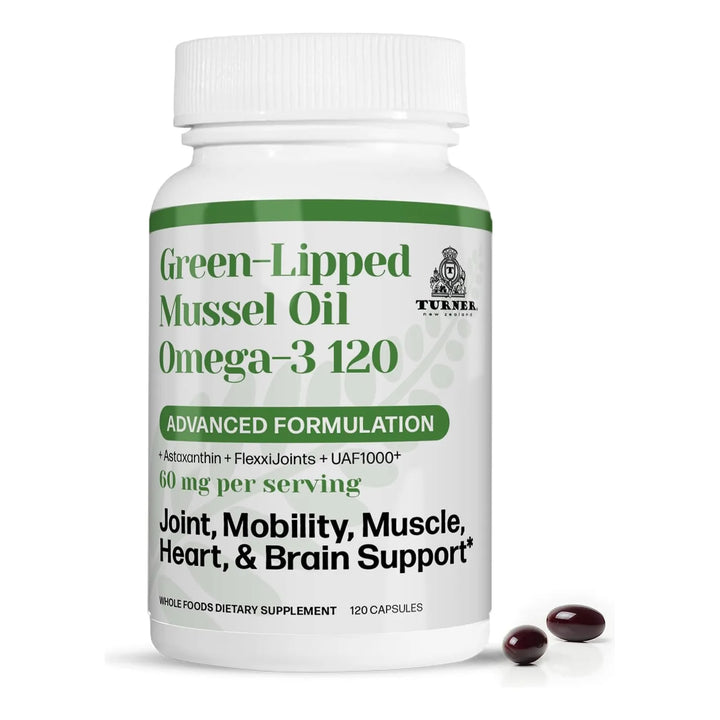 Aceite De Mejillón Omega-3 Labios Verdes Nueva Zelanda Poten - Imagen 1