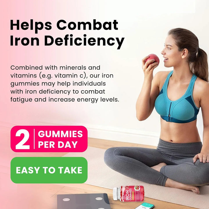 Gomitas De Hierro Multivitamínico Con Zinc Complejo De Vitam - Imagen 6
