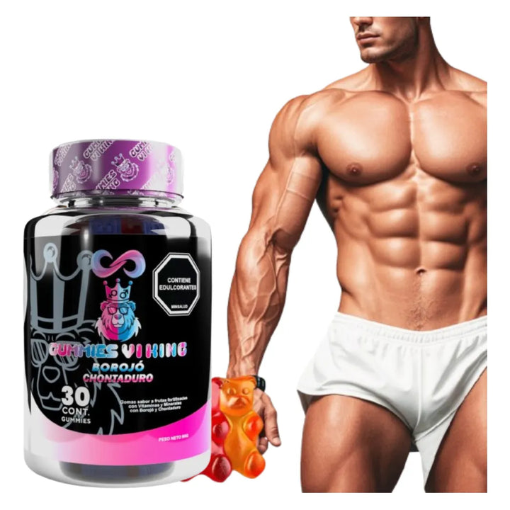 Energizantes Potenciador Afrodisíaco Gomitas Borojó Chontaduro Vitalidad + Autoestima Energía Natural Y Deseo Sexual Gummies Viking Masculino Femenino Frutas - Imagen 7