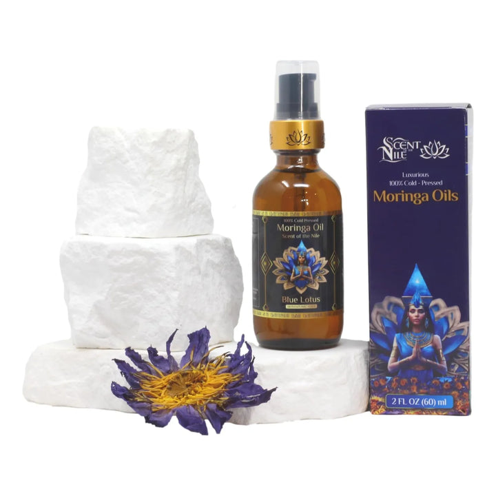 Aceite De Moringa Puro Con Aceite Esencial De Flor De Loto A - Imagen 6