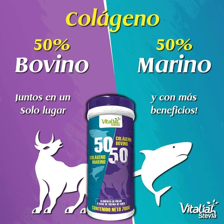 Colágeno Marino Bovino Vitaliah Vainilla - Imagen 2
