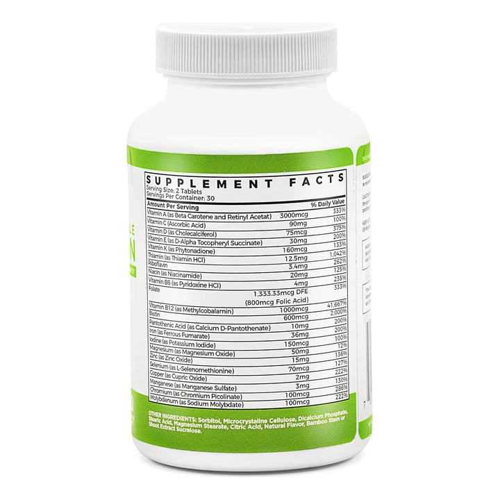 Tabletas Masticables Multivitamínicas Avanzadas Para Cirugía - Imagen 2