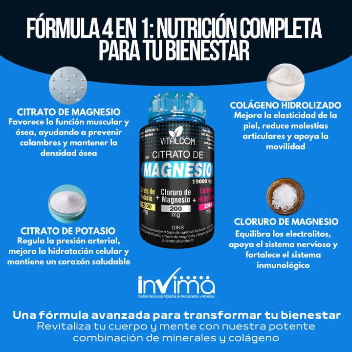 Citrato Magnesio Potasio X2 Natural - Imagen 5