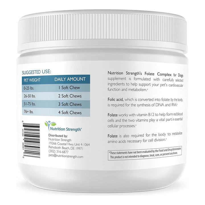 Folato Para Perros Salud Cardiovascular Prenatal Adn Manteni - Imagen 3