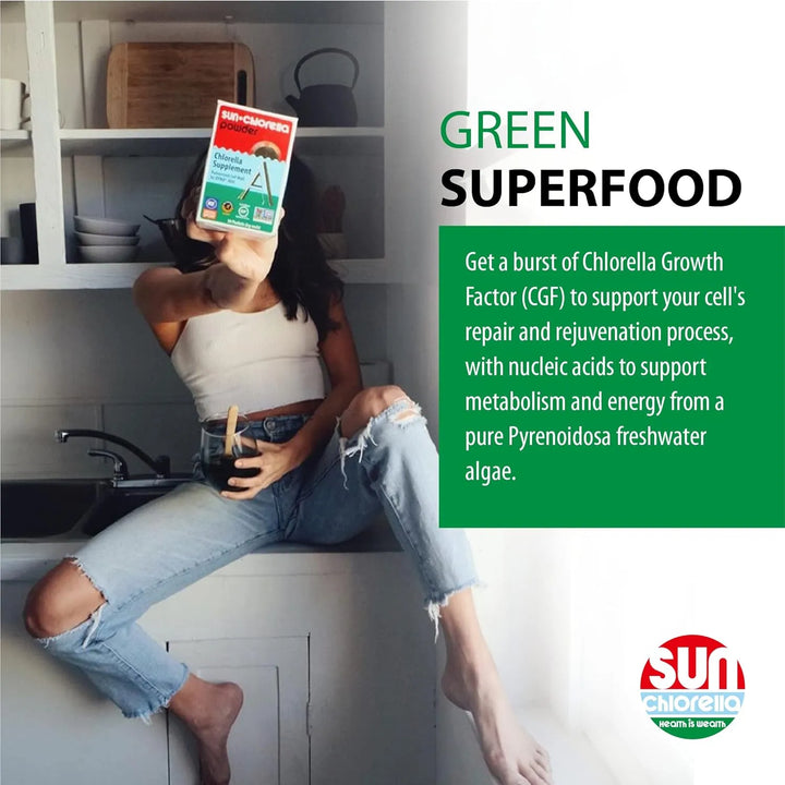 Alga Verde Chlorella 200 Mg Tabletas Con Pared Celular Pulve - Imagen 4