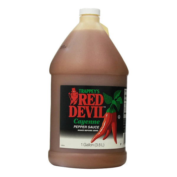 Trappey's Red Devil Cayenne Salsa De Pimienta 1 Galon Intenso Sabor Versatil